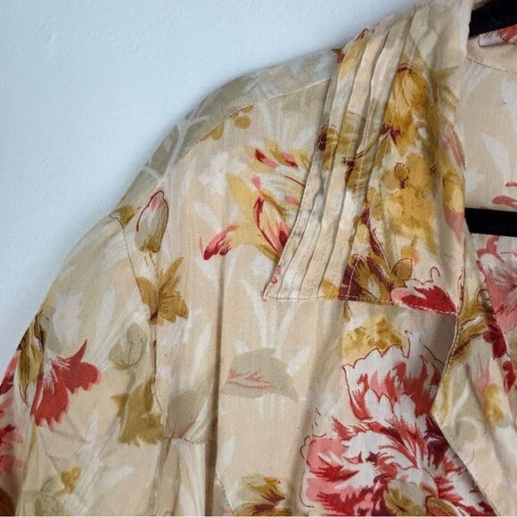 NWT Vtg 80s 90s Floral Button Front Maxi Dress 3X Cottagecore Boho Mature Modest - Picture 10 of 14